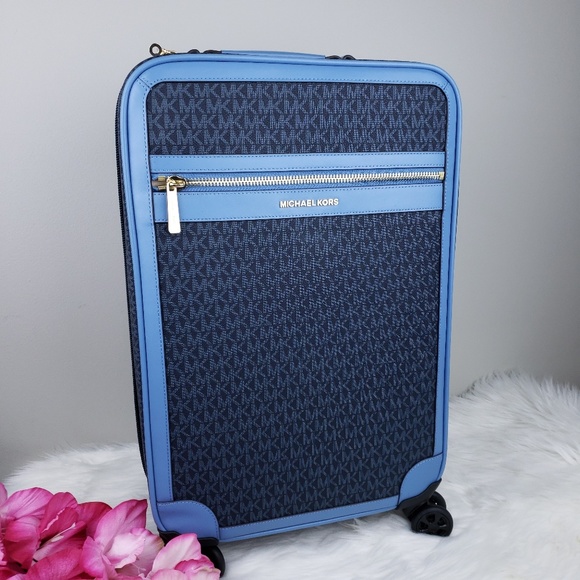 Michael Kors Handbags - 🌺NWT Michael Kors travel trolley blue luggage bag
